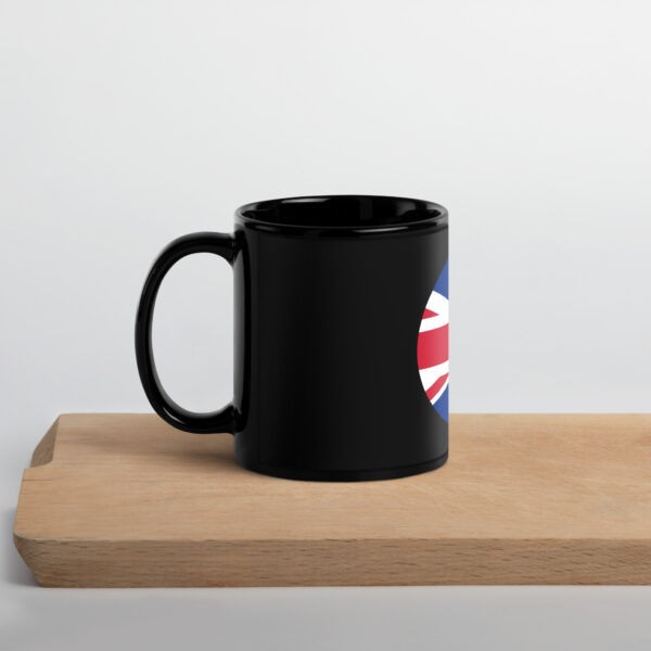 UK Black Glossy Mug - Image 3