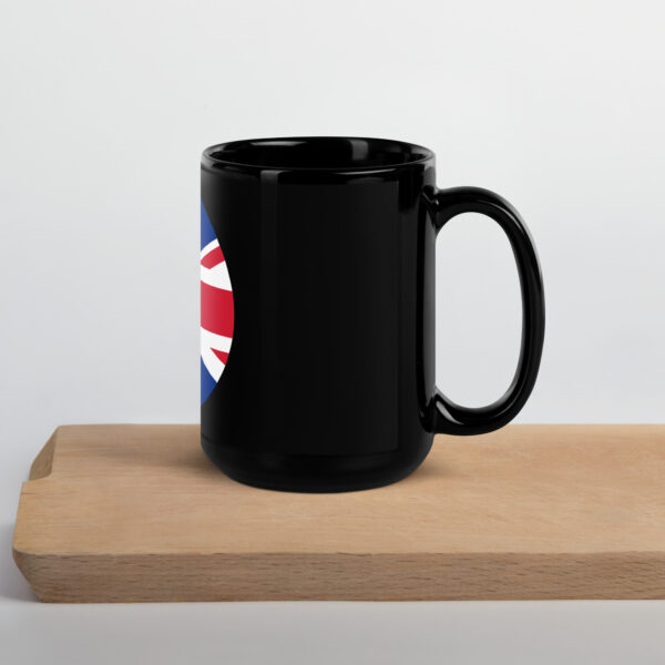 UK Black Glossy Mug