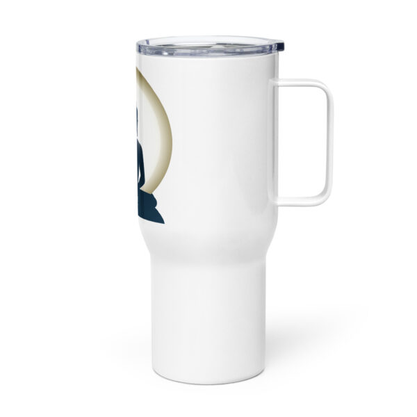 Buddha Travel mug with a handle - Image 4