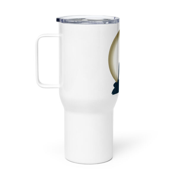 Buddha Travel mug with a handle - Image 3