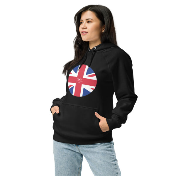 UK Unisex eco raglan hoodie - Image 2