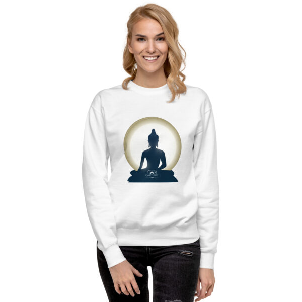 Buddha Unisex Premium Sweatshirt - Image 2