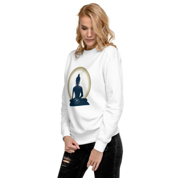 Buddha Unisex Premium Sweatshirt - Image 3