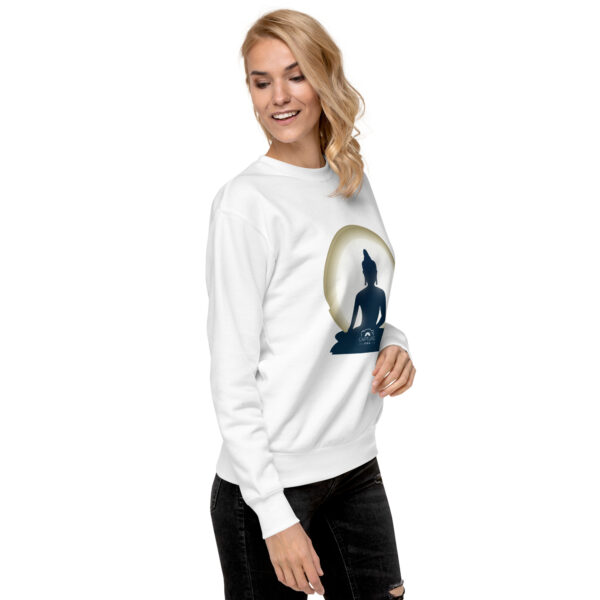 Buddha Unisex Premium Sweatshirt - Image 4